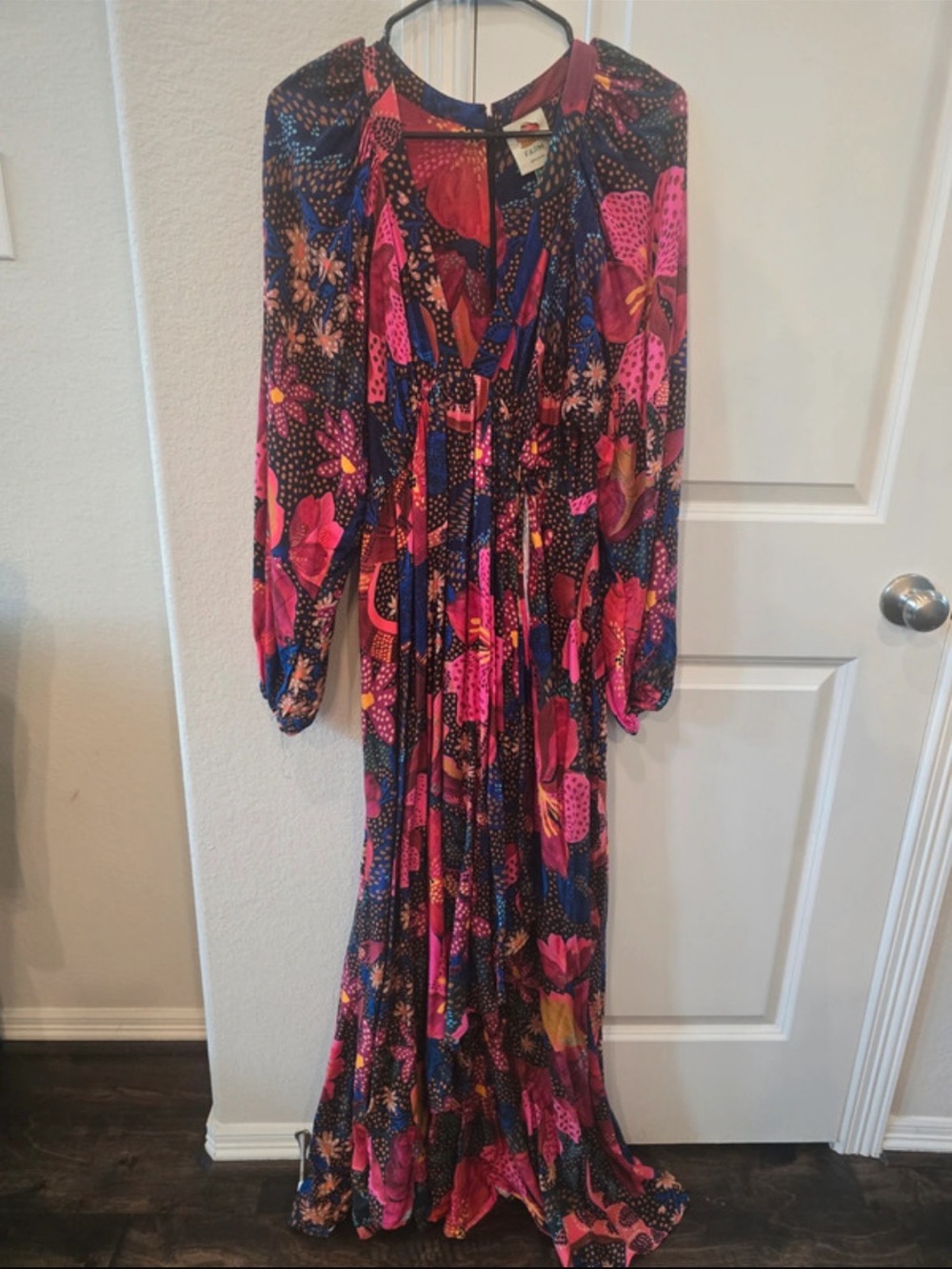 Farm Rio Bohemian Floral Maxi Dress sz M - Picture 3 of 4